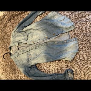 Jean button up